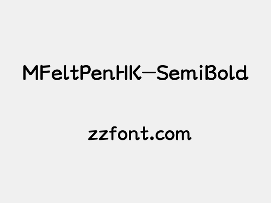 MFeltPenHK-SemiBold