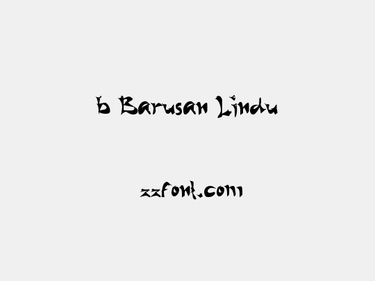 b Barusan Lindu