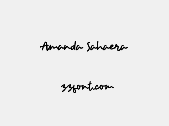 Amanda Sahaera