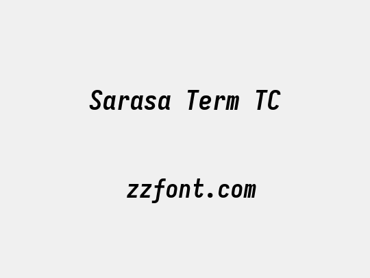 Sarasa Term TC