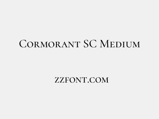 Cormorant SC Medium