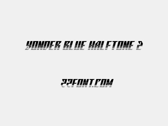Yonder Blue Halftone 2