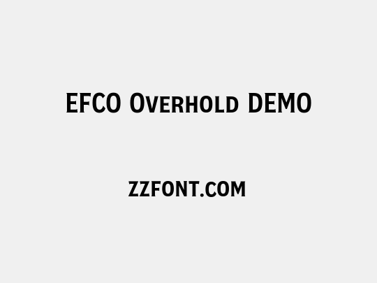 EFCO Overhold DEMO