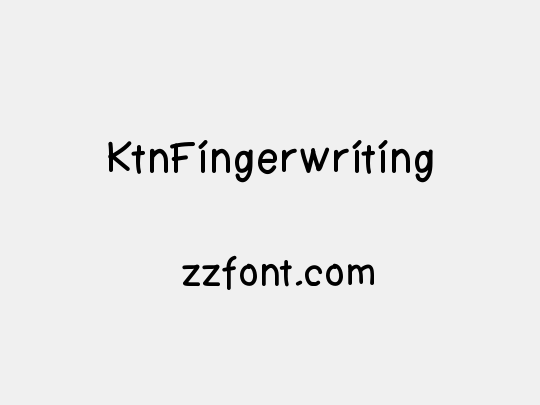 KtnFingerwriting
