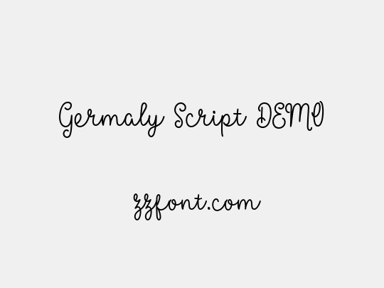 Germaly Script DEMO