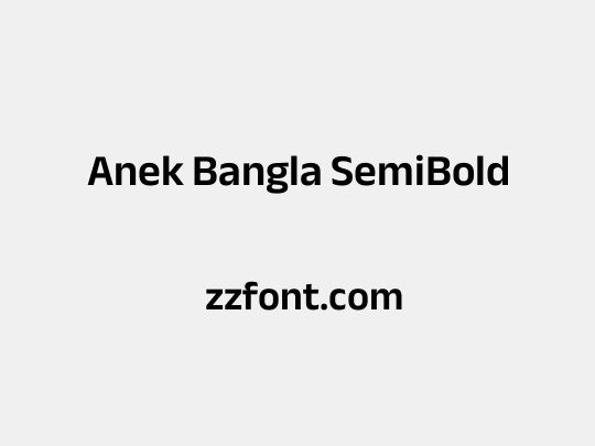 Anek Bangla SemiBold