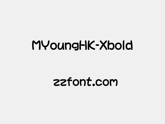 MYoungHK-Xbold