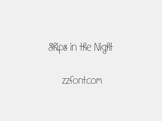 Ships in the Night
