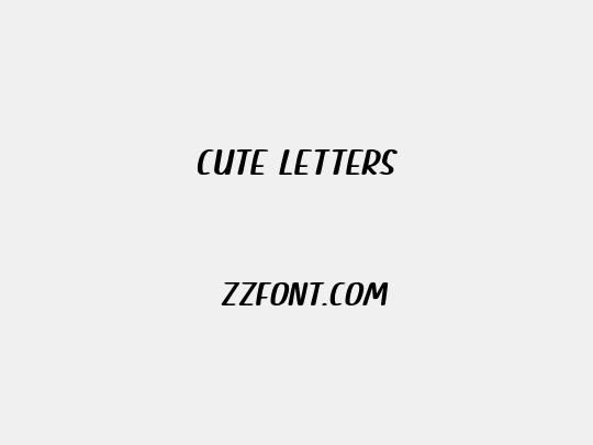 Cute Letters