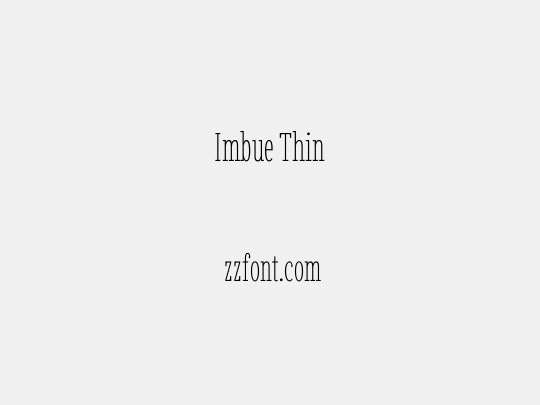 Imbue Thin