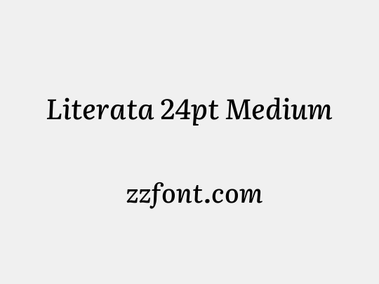 Literata 24pt Medium