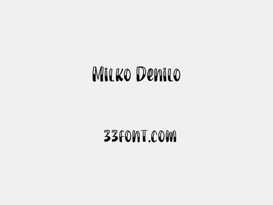 Milko Denilo