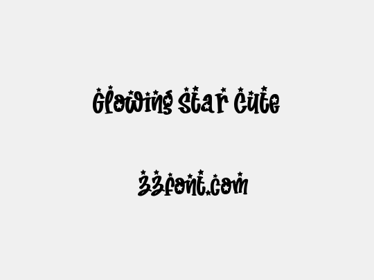Glowing Star Cute