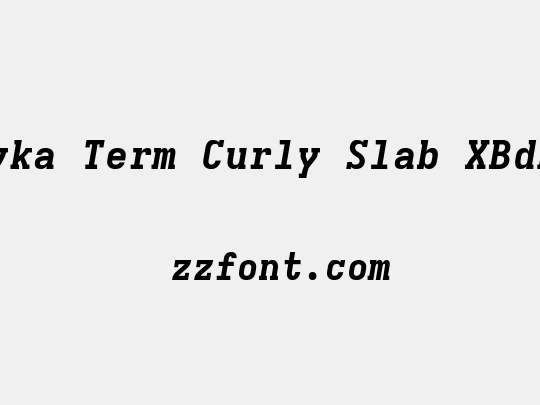 Iosevka Term Curly Slab XBdExObl