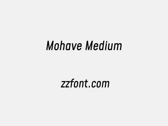 Mohave Medium