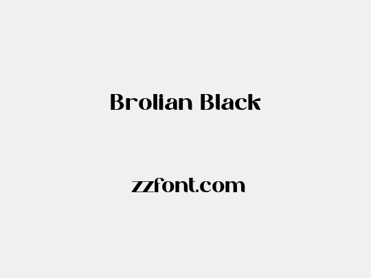 Brolian Black