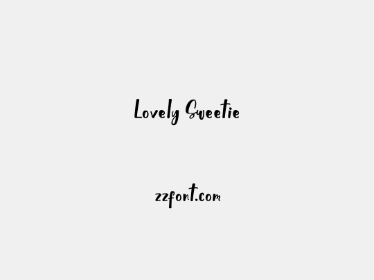 Lovely Sweetie