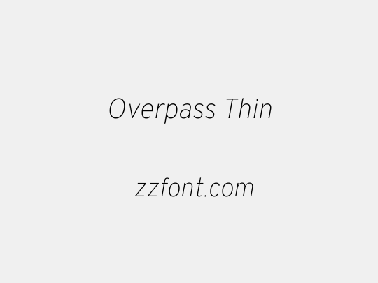 Overpass Thin