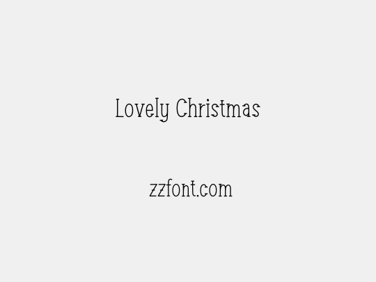 Lovely Christmas