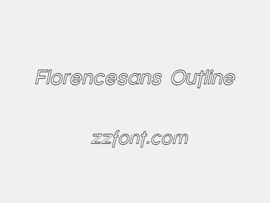 Florencesans Outline