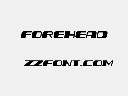Forehead