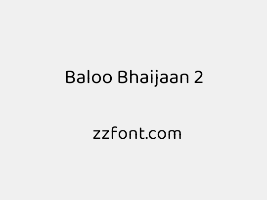 Baloo Bhaijaan 2