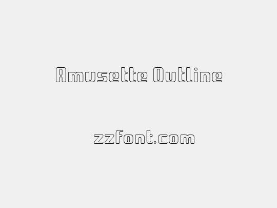 Amusette Outline