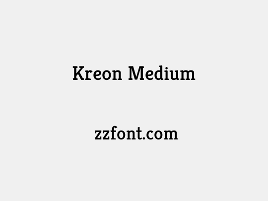 Kreon Medium