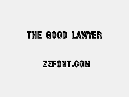 The Good Lawyer