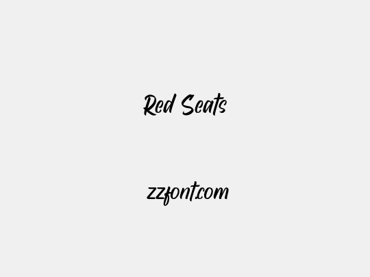 Red Seats