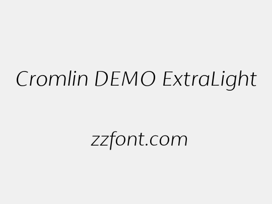 Cromlin DEMO ExtraLight