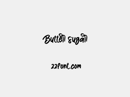 Butter Sugar
