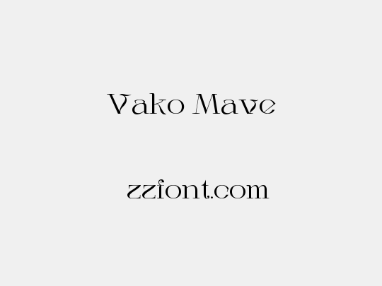 Vako Mave