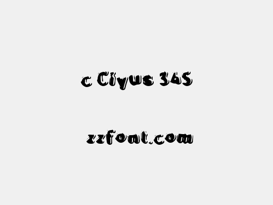 c Ciyus 345