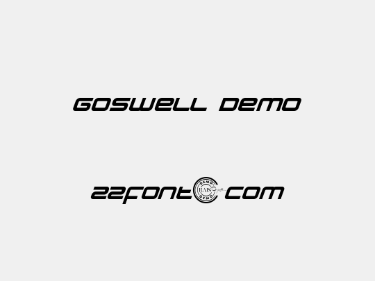 Goswell Demo