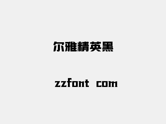 尔雅精英黑