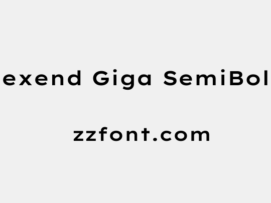 Lexend Giga SemiBold