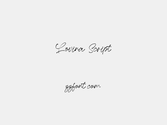 Lovina Script