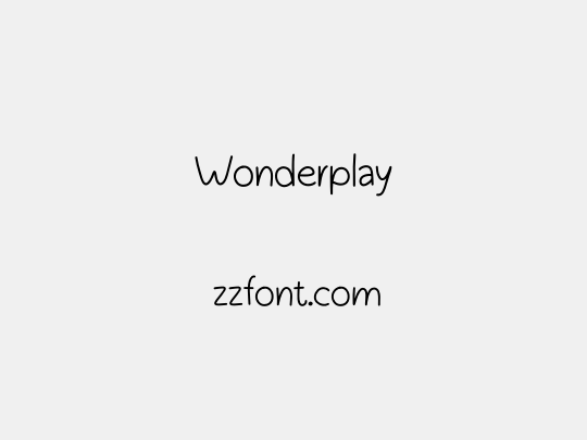 Wonderplay