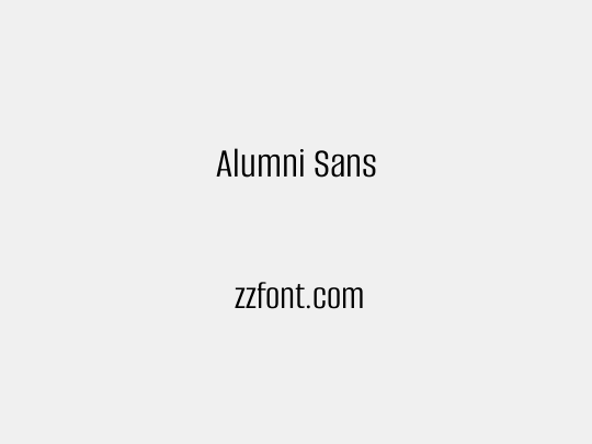 Alumni Sans