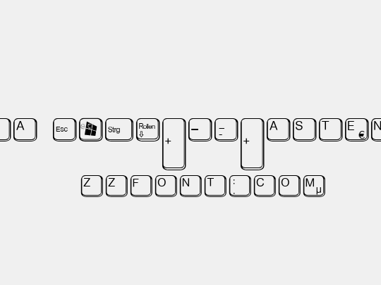aa QWERTZ-Tasten