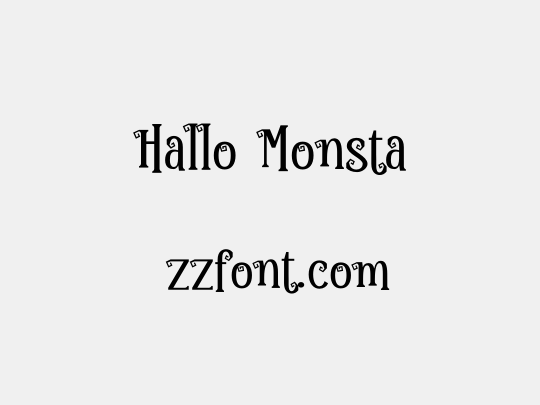 Hallo Monsta
