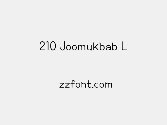 210 Joomukbab L