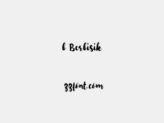 b Berbisik