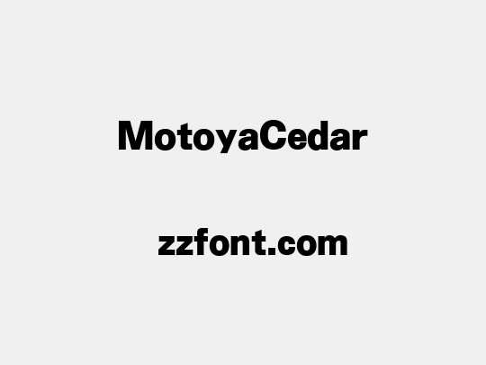MotoyaCedar