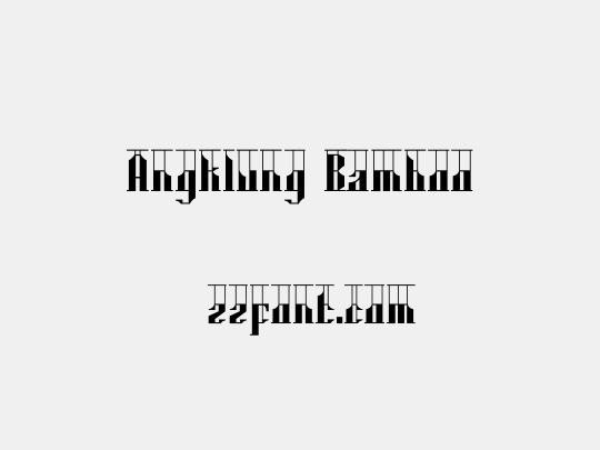 Angklung Bamboo