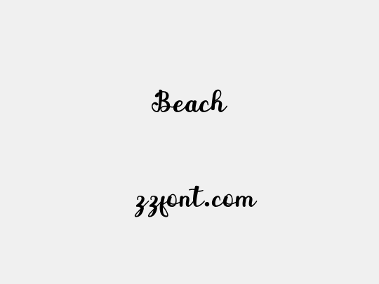 Beach
