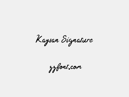 Kaysan Signature