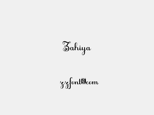 Zahiya
