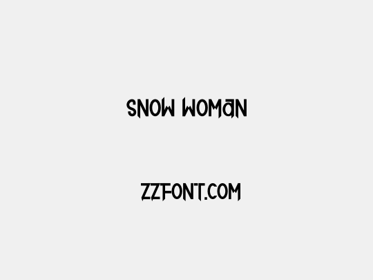 SNOW WOMAN